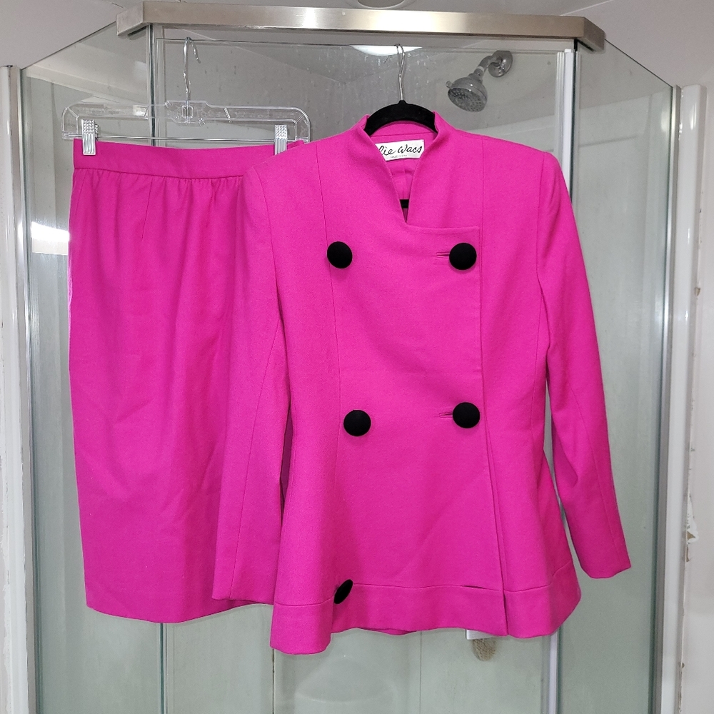 Vintage Glam 2 piece suit Avant Garde